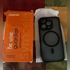 Symcele "guardian" phone case designed for iPhone 15 Pro Max or 16 Pro Max New